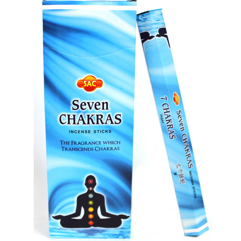 Sandesh Seven Chakras 20st Hex 6/pk