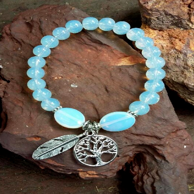 Crystal bracelet Opalite A grade