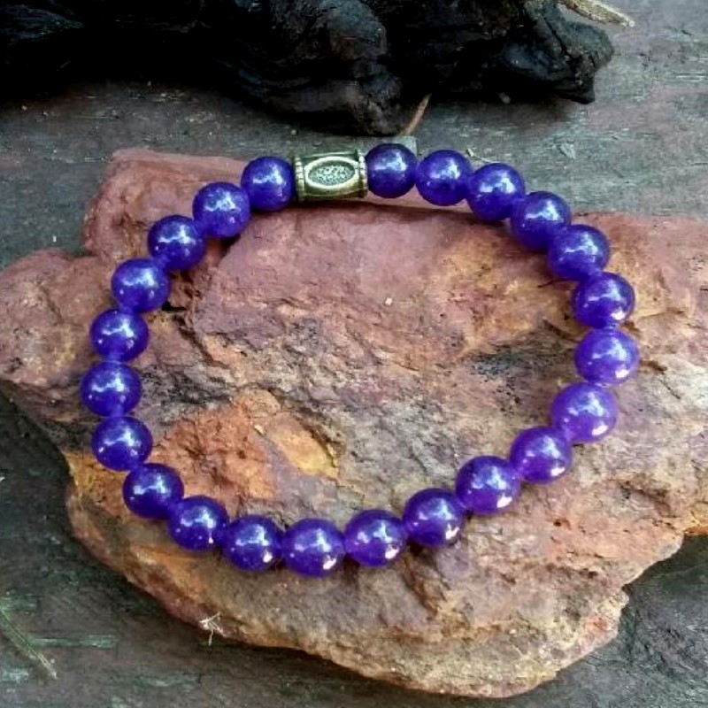 Crystal bracelet Amethyst A grade