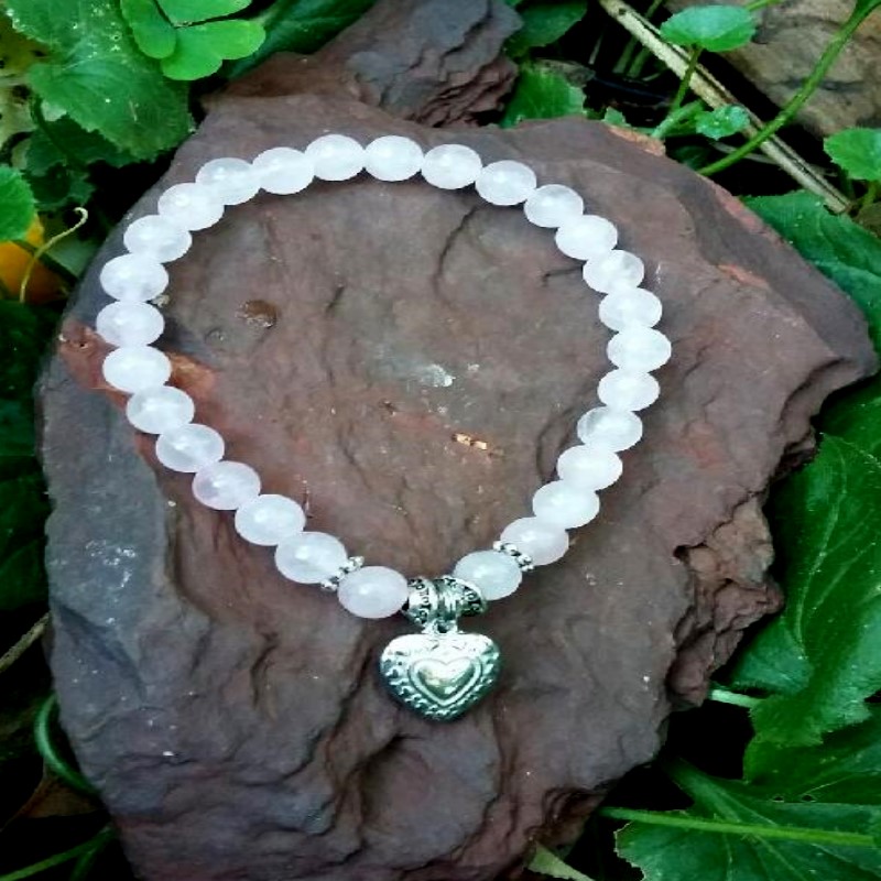 Crystal bracelet Rose quartz