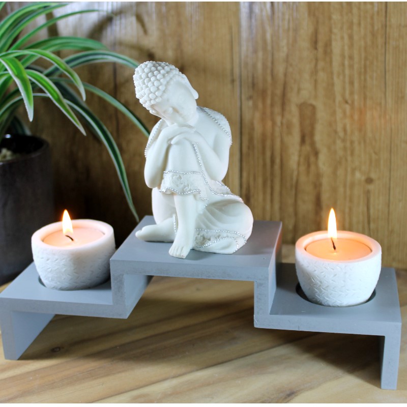 Buddha Tealight Incense Holder 26 x 12cm