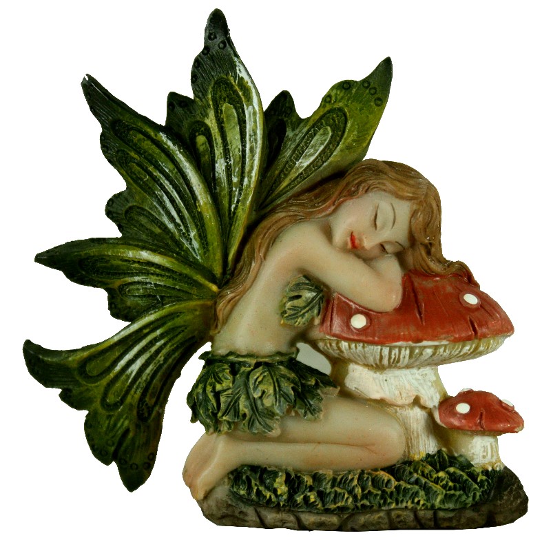 Fairy Magnet w/ mushroom 6cm (box of 6)