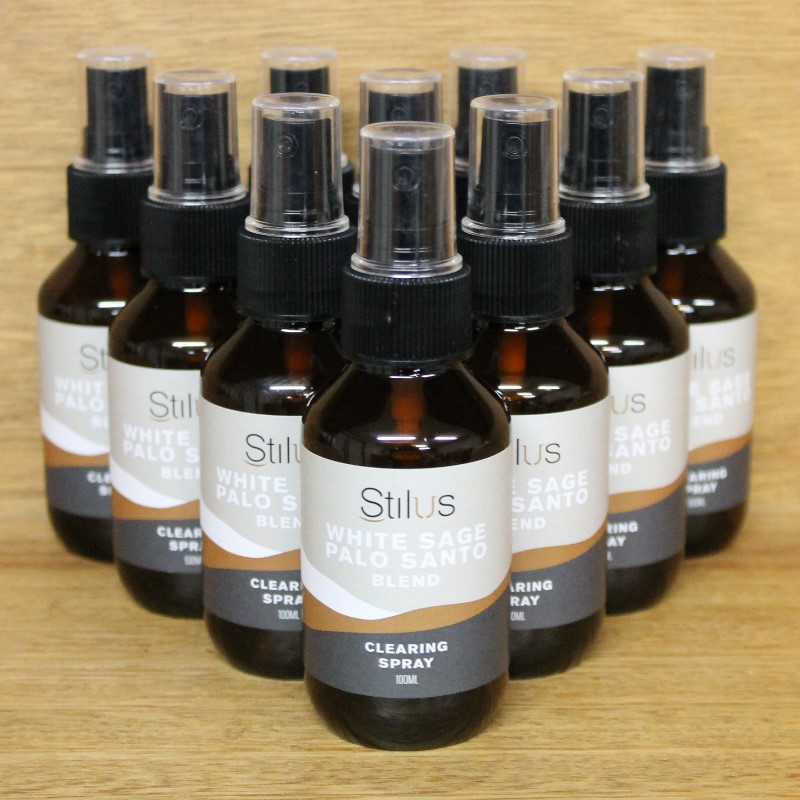 10 PACK + 1 FREE palo santo & white sage clearing spray 100ml