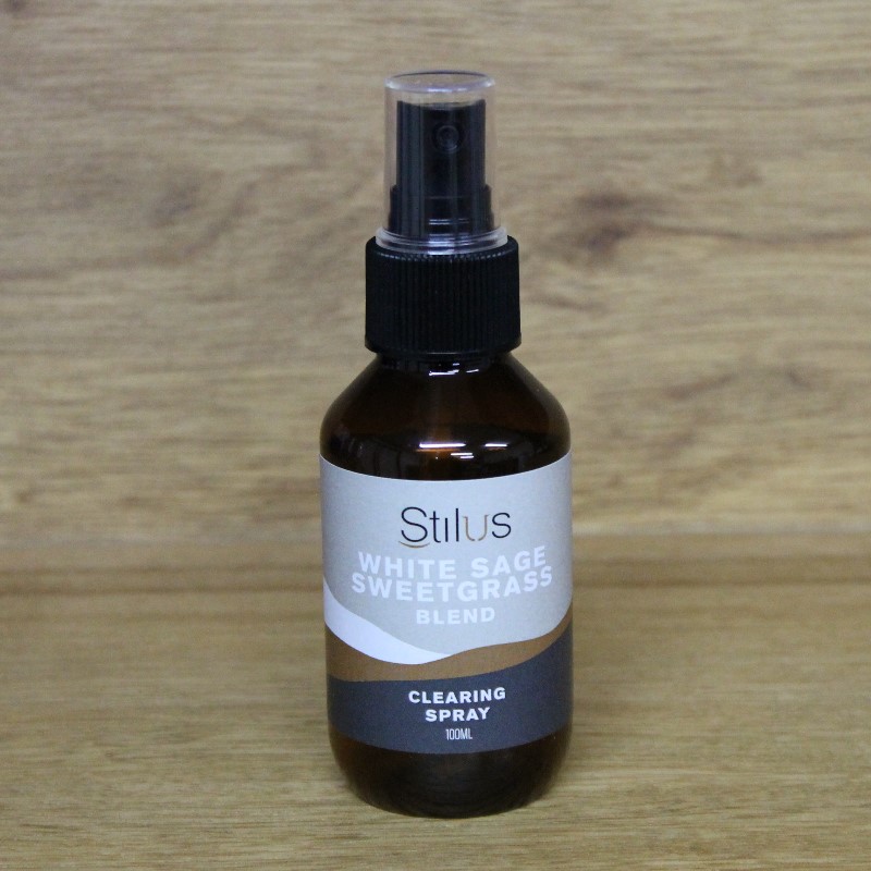 1 PACK -  white sage & sweetgrass clearing spray 100ml
