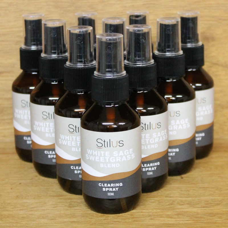 10 PACK + 1 FREE white sage & sweetgrass clearing spray 100ml