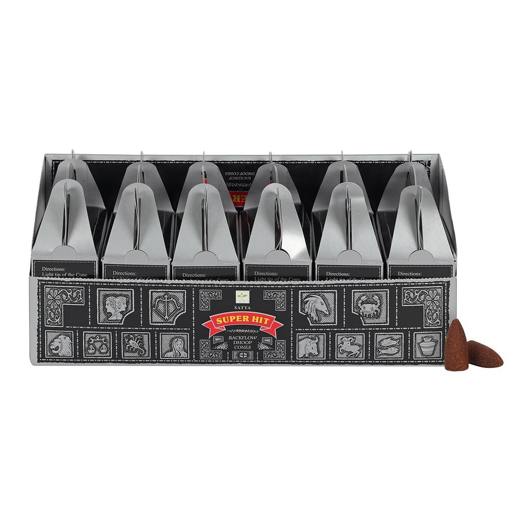 SUPER HIT - Backflow Cones - Nag Champa - 6 x 24pk