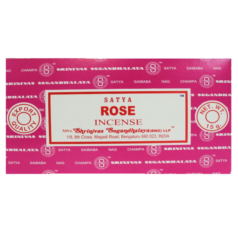 ROSE - Nag champa 15gm (12 pack)