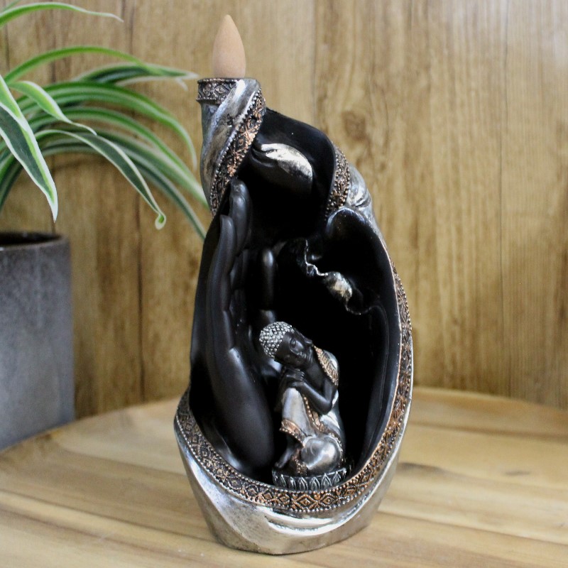 Buddha Backflow Cone Holder - 11x17cm