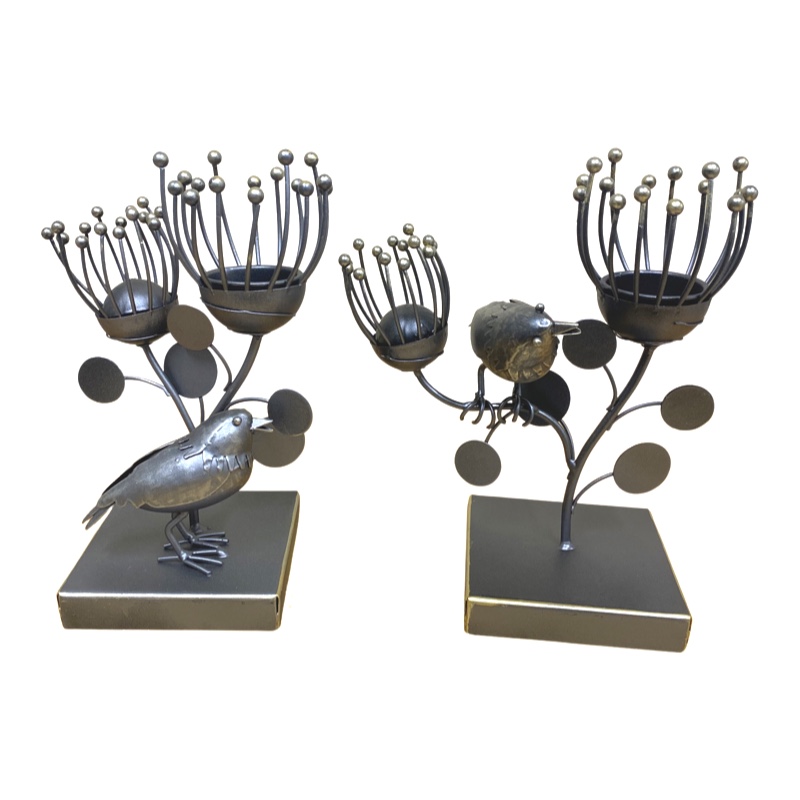 Metal Birds 2 assorted 17x21cm
