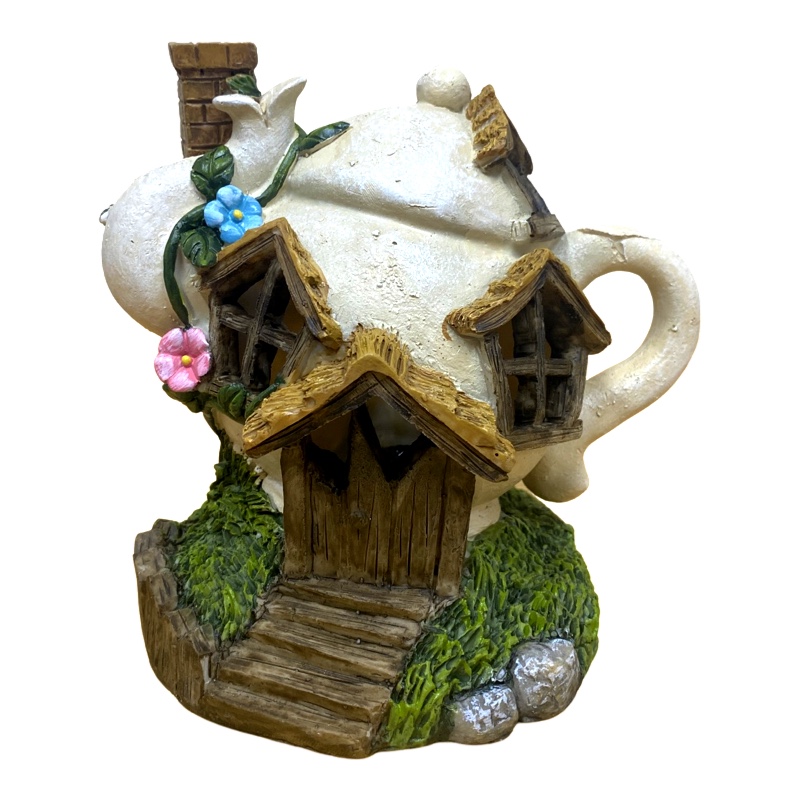 Pine Cone House Led 15x12cm