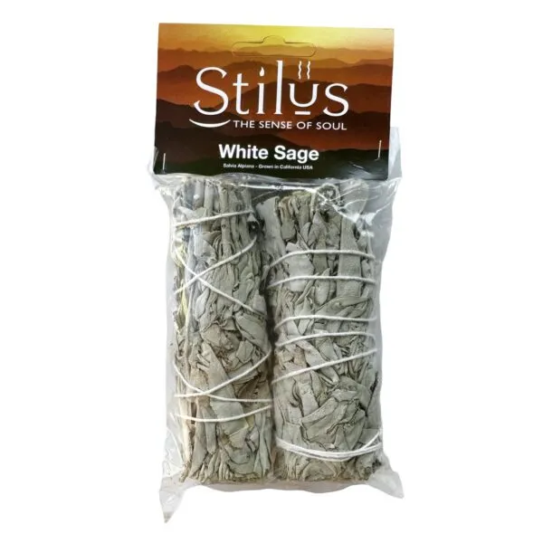 White Sage Smudge Stick 2 pack 12cm