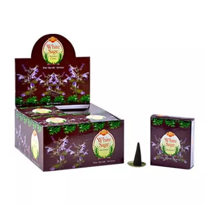 Sandesh White Sage Cones 12 pack