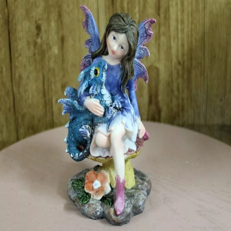 .Fairy with Dragon 8x12cm