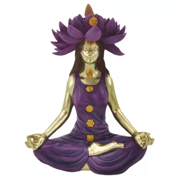 Chakras Backflow Cone Holder 21cm